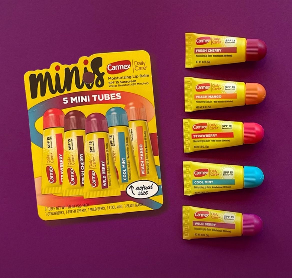 CARMEX PACK X5 POMITOS MINI spf15