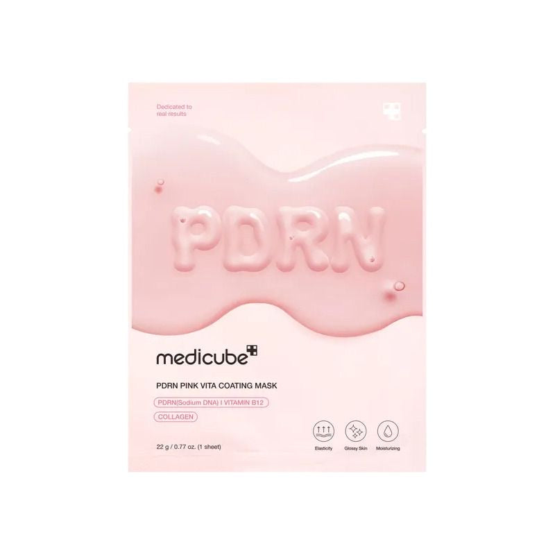 MEDICUBE Pdrn pink vita coating mask
